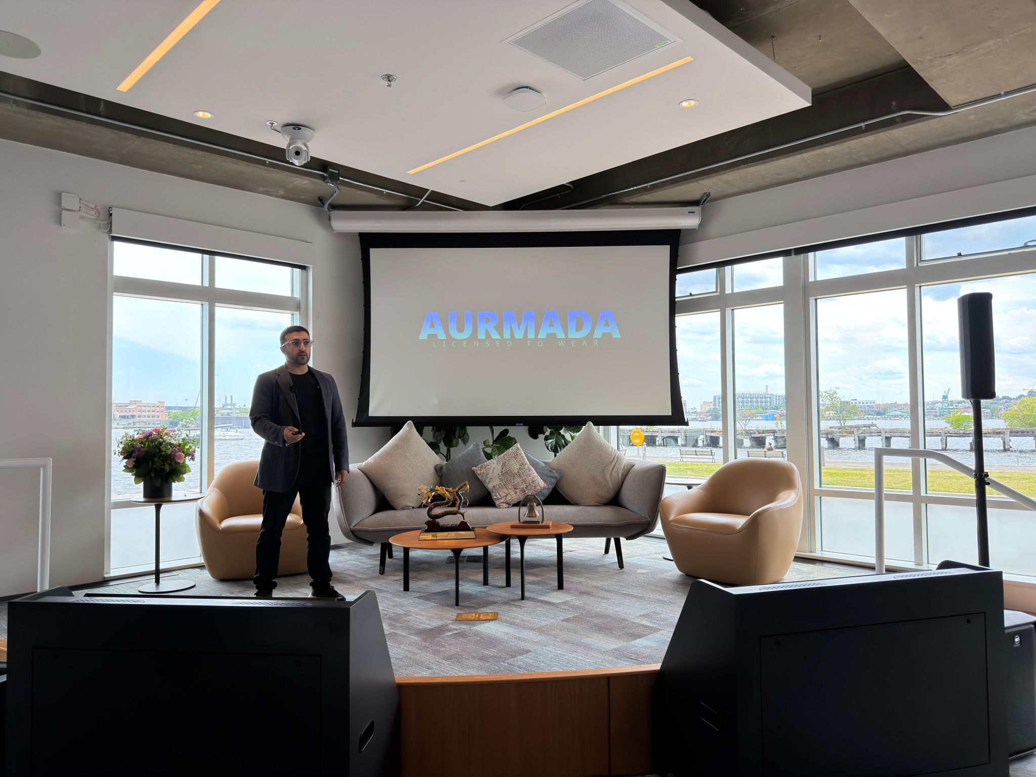 Presenting Aurmada at Conscious Venture Lab's Demo Day in Baltimore