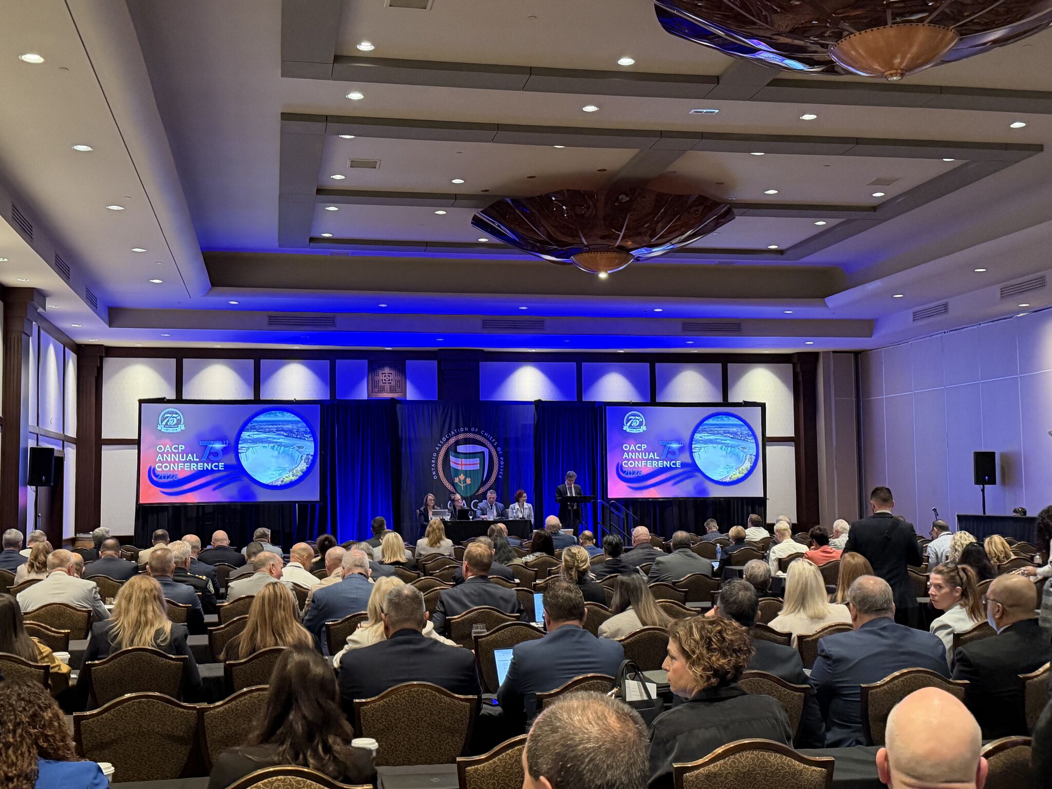 Main stage at the OACP Annual Conference in Niagara Falls