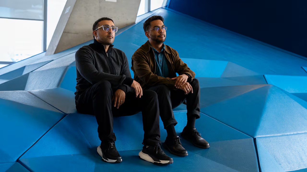 The Aurmada founders, photographed for CBC News